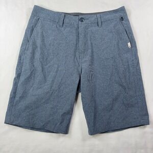 Quiksilver Shorts Mens Size 30 Amphibian Blue Surf Hybrid‎ Board